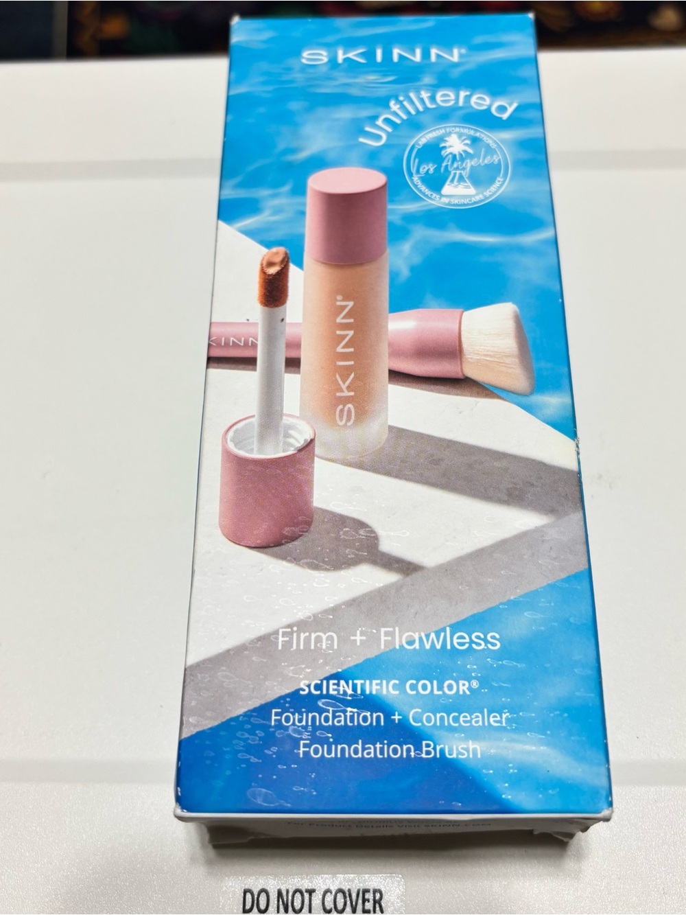 SKINN Firm + Flawless Foundation & Concealer Set with Foundation Brush